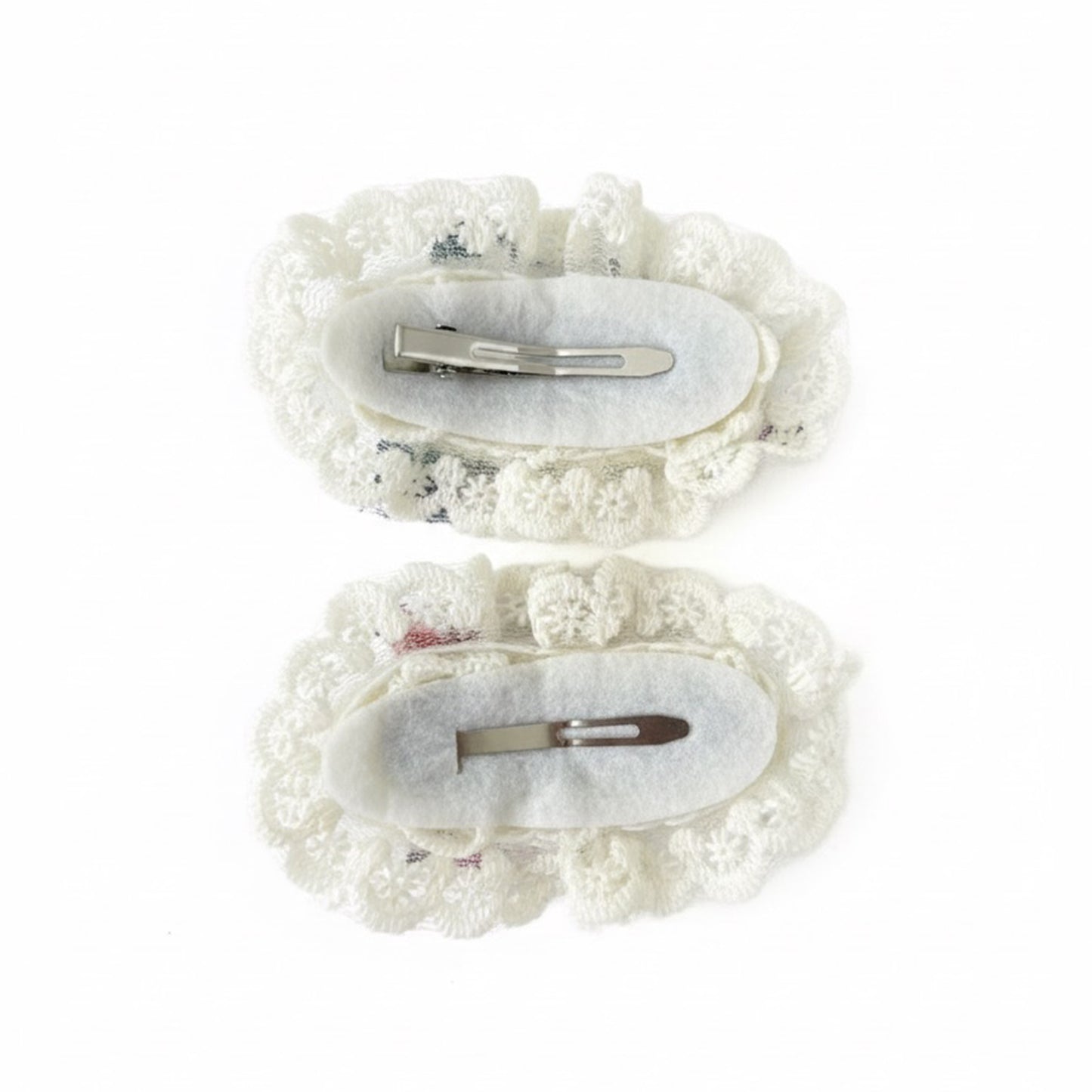 Sleek Check on Beautiful Lacy Tic Tac Pins (Two Pairs)