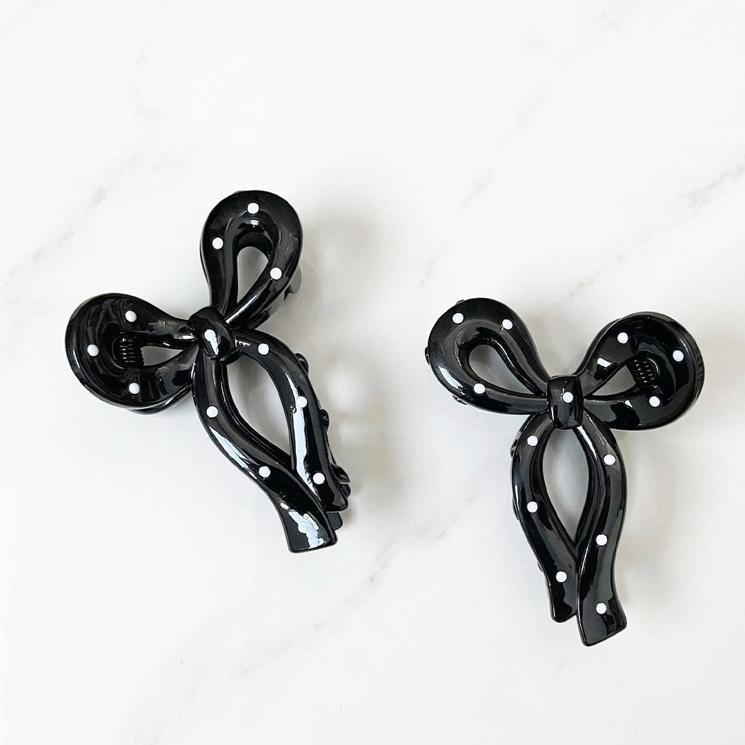 Bow Hair Claw Clips (Pack of 4)