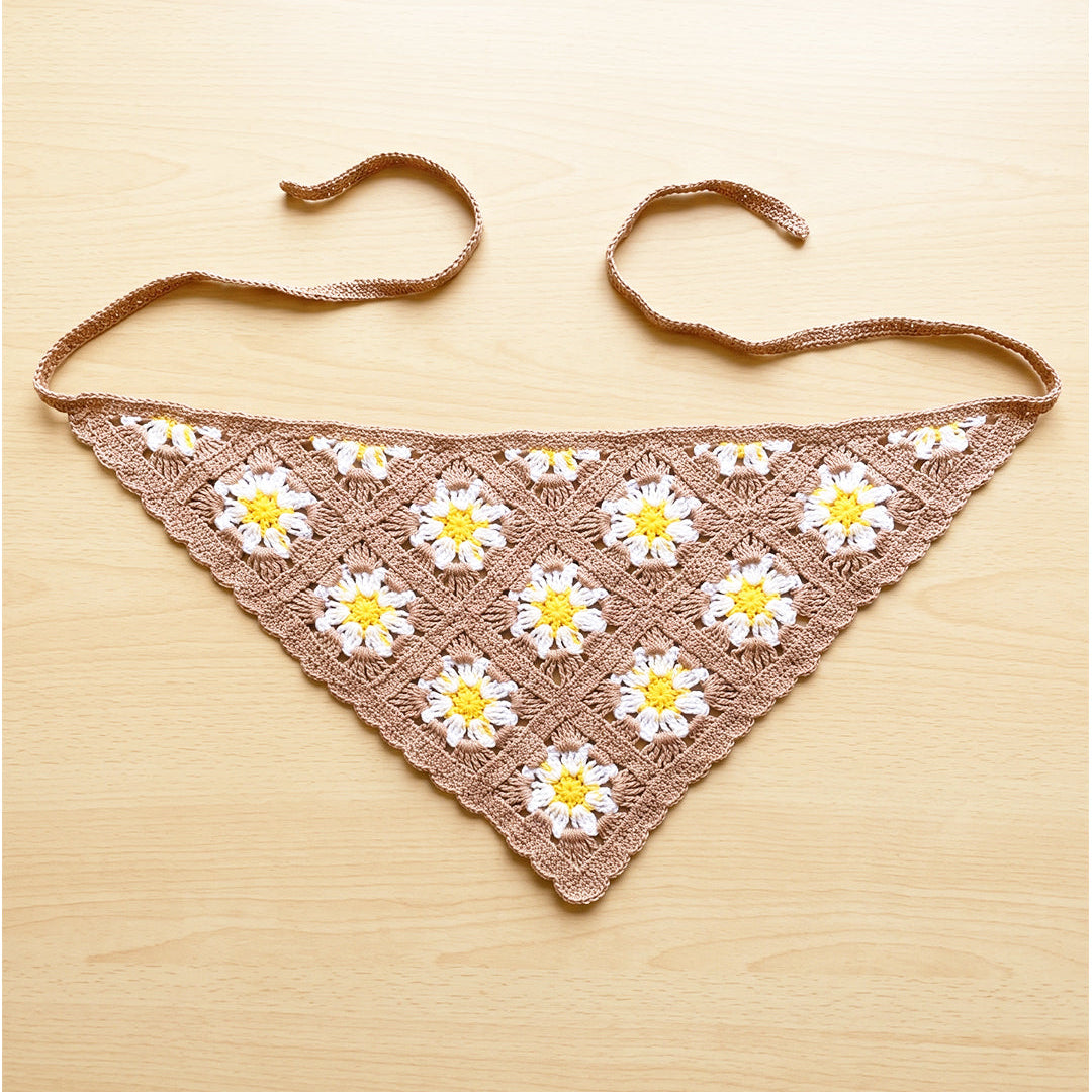 Crochet Bandanas ( Beige)