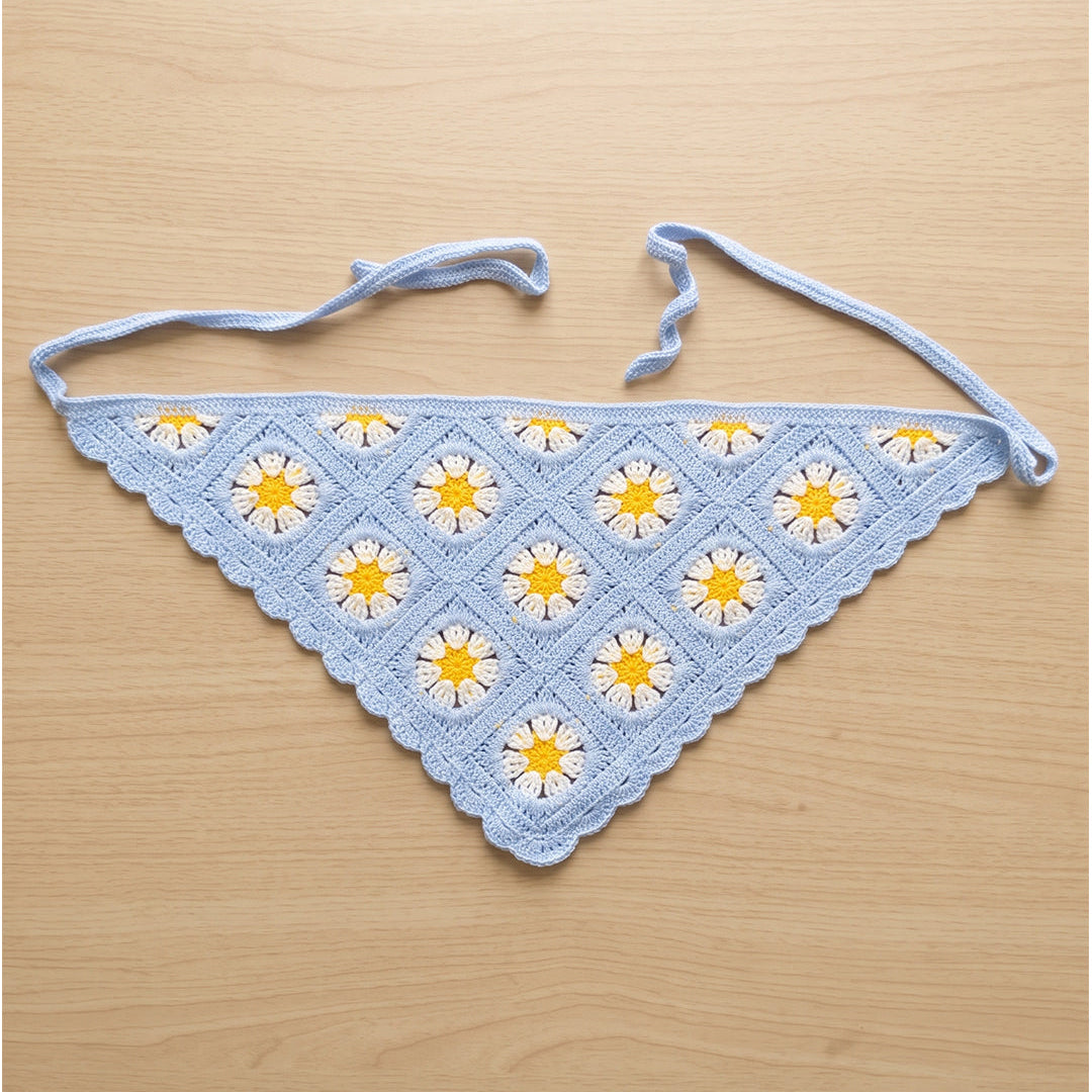 Crochet Bandanas ( Blue)