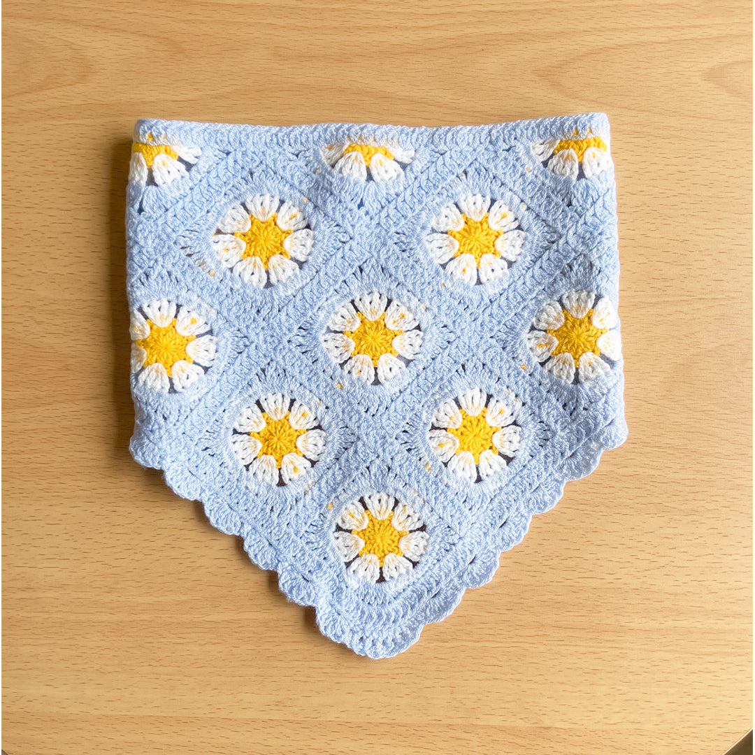 Crochet Bandanas ( Blue)