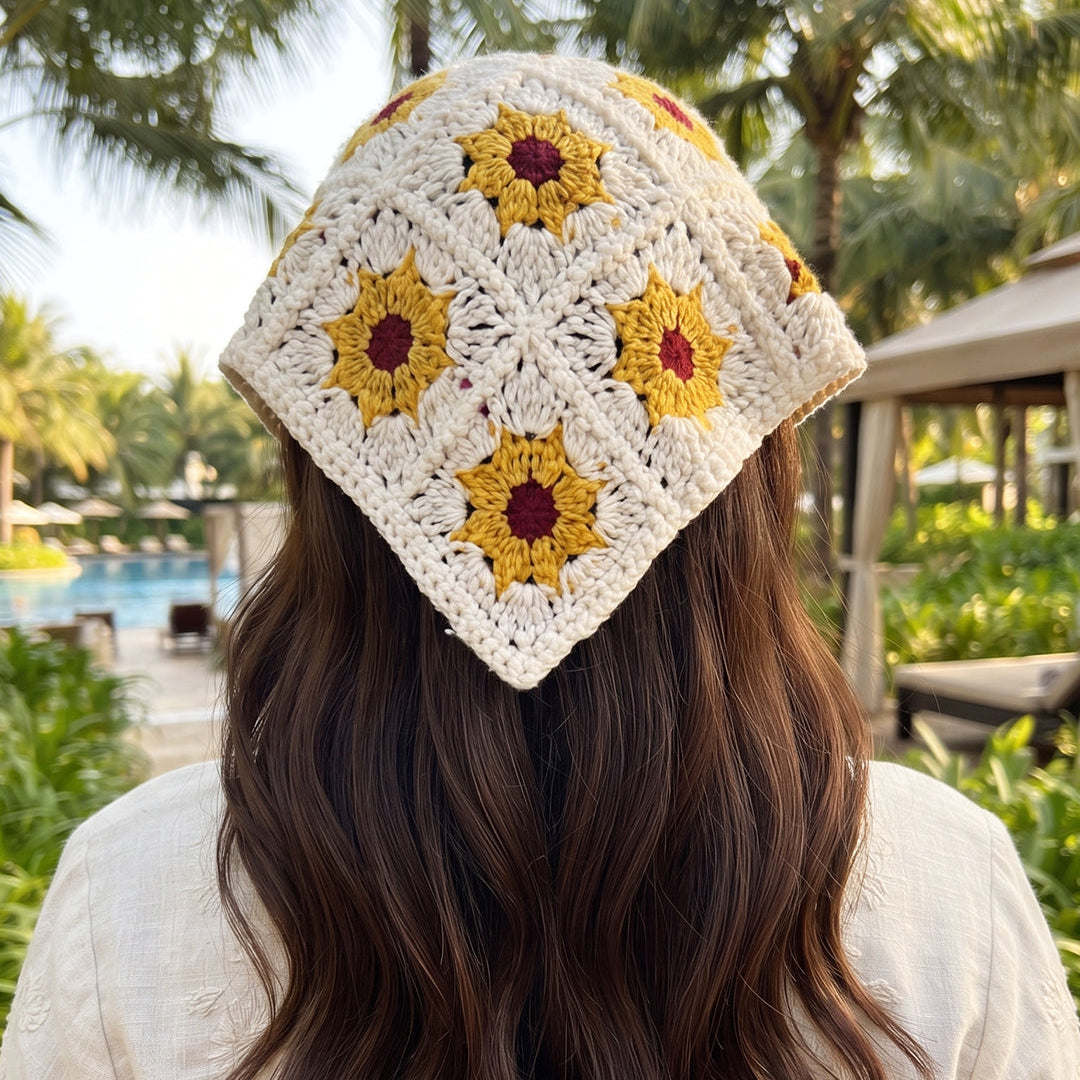 Crochet Bandanas ( Yellow )