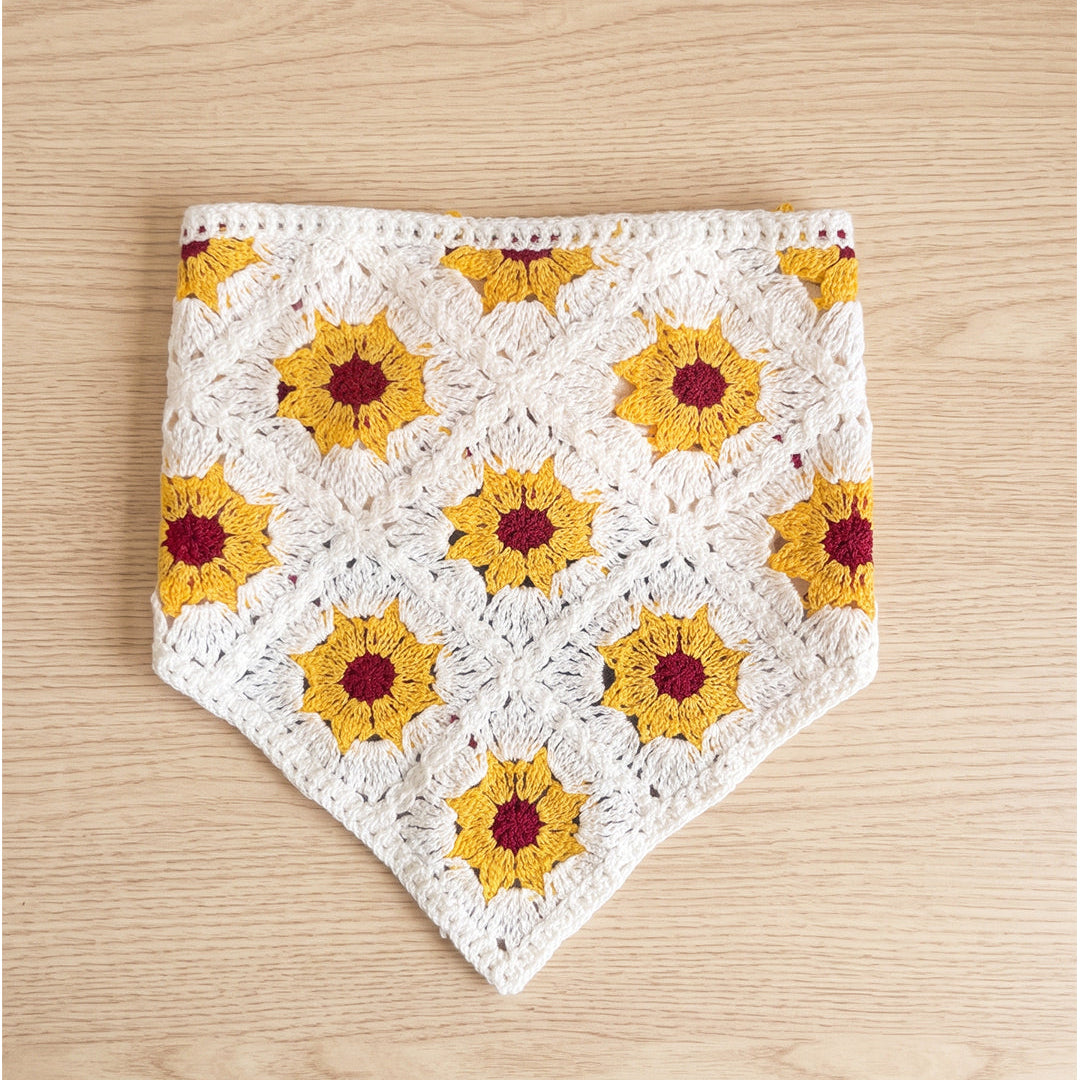Crochet Bandanas ( Yellow )