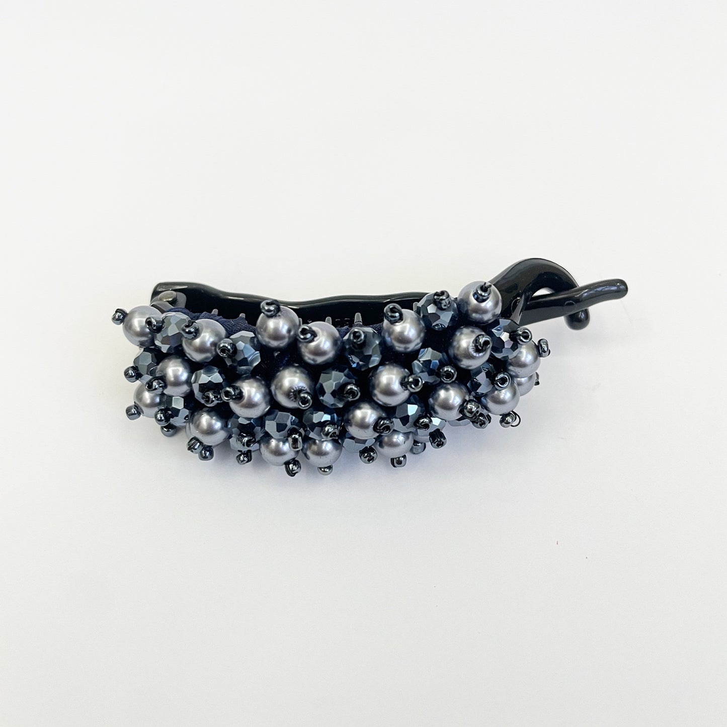 Crystal Embellished Hair Clip with Beads (Single)
