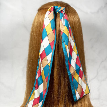 Printed Soft Tie Scarves and Hair Bands