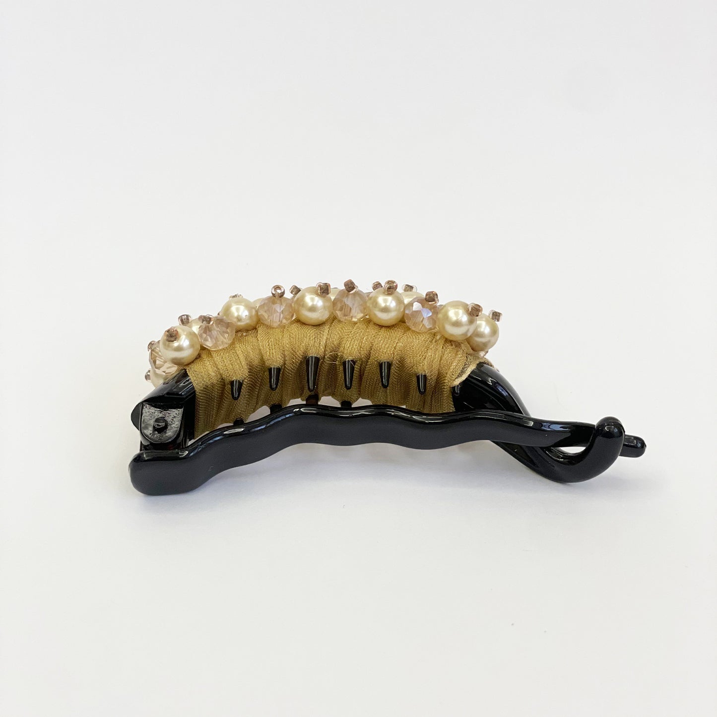 Crystal Embellished Hair Clip with Beads (Single)