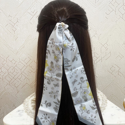 Printed Soft Tie Scarves and Hair Bands
