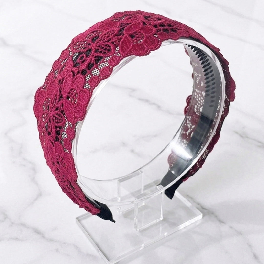 Medium Broad Lacy Hairbands