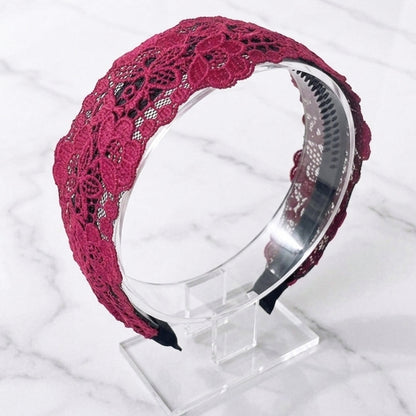 Medium Broad Lacy Hairbands