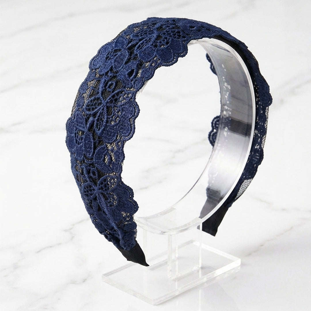 Medium Broad Lacy Hairbands