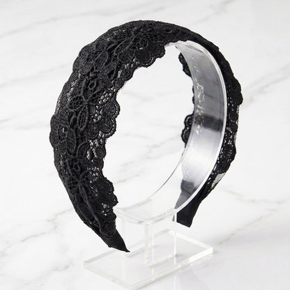 Medium Broad Lacy Hairbands