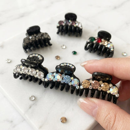Embellished Mini Hair Claws (Pack Of 6)