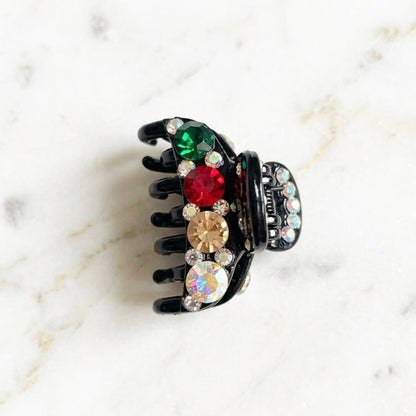 Embellished Mini Hair Claws (Pack Of 6)
