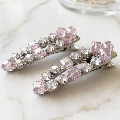 Rose Prism Alligator Clips