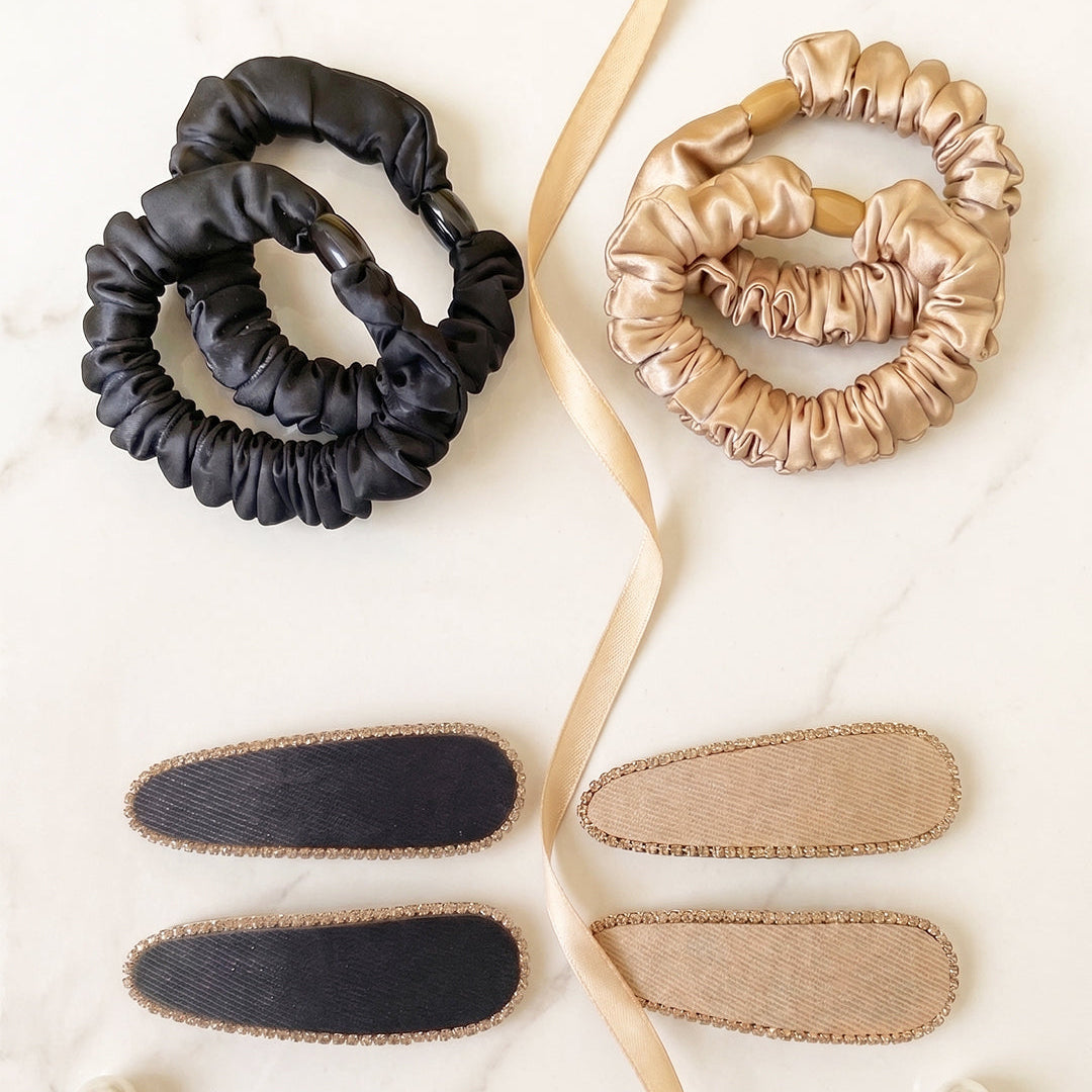 Studded Tic Tac with Hair Ties