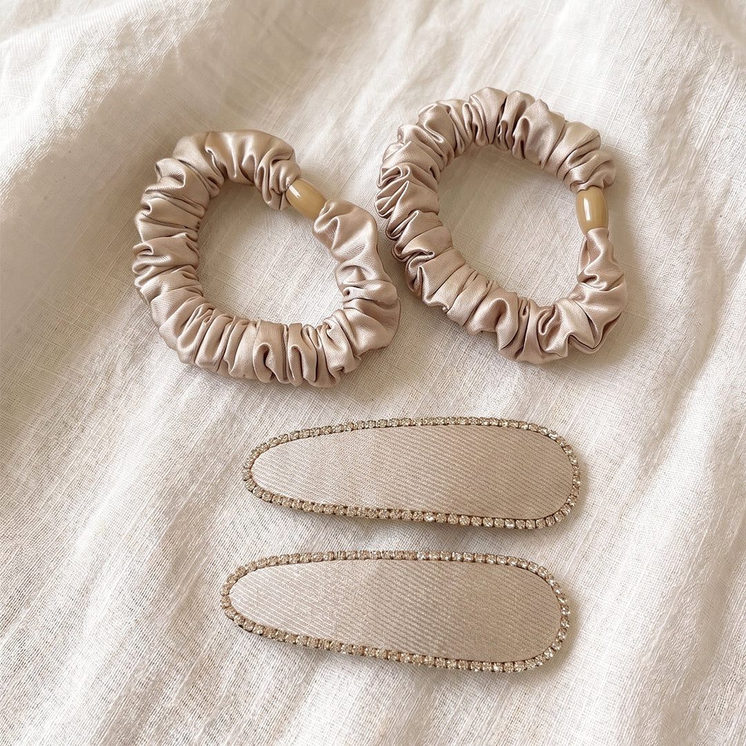 Studded Tic Tac with Hair Ties