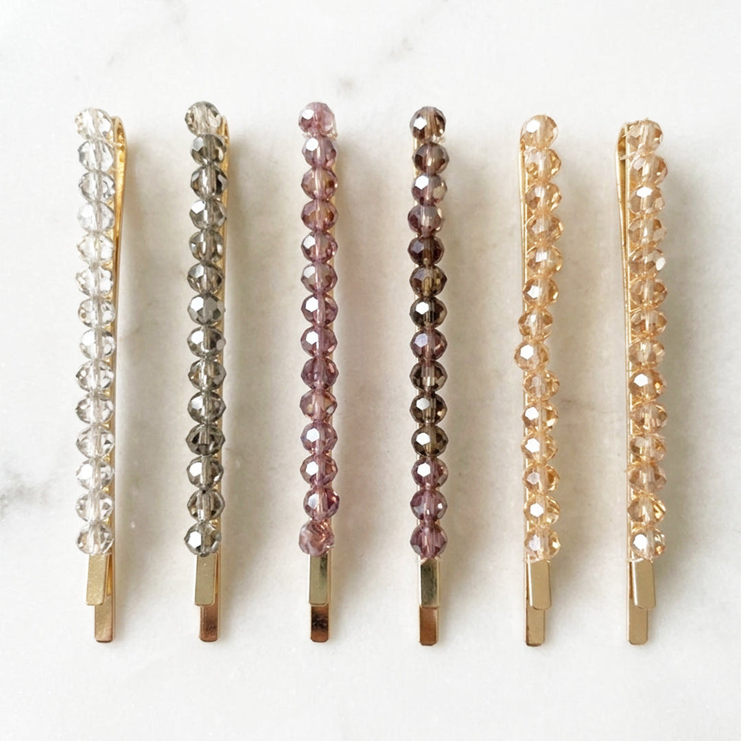 Embellished Crystal hair Pins
