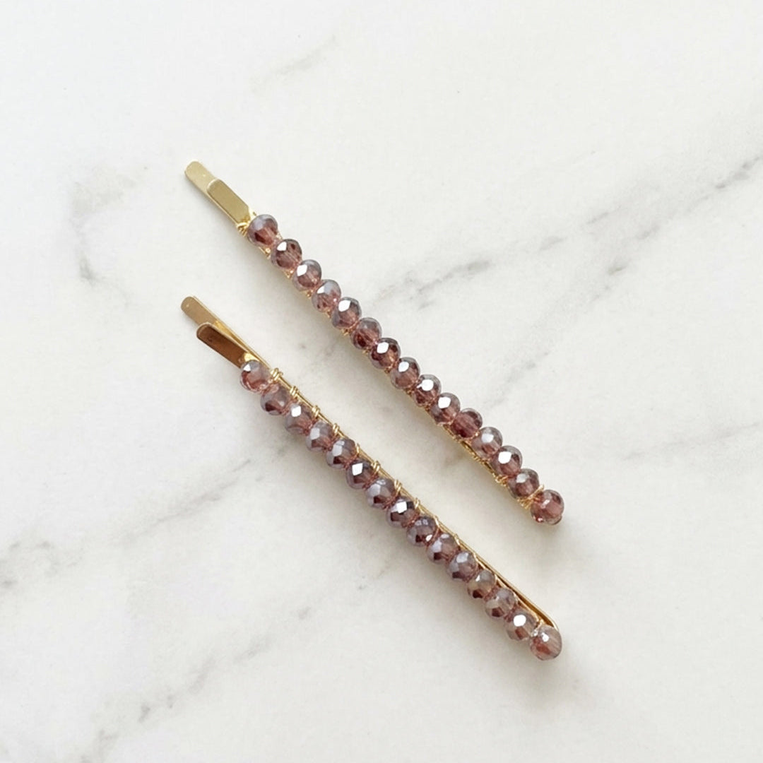 Embellished Crystal hair Pins