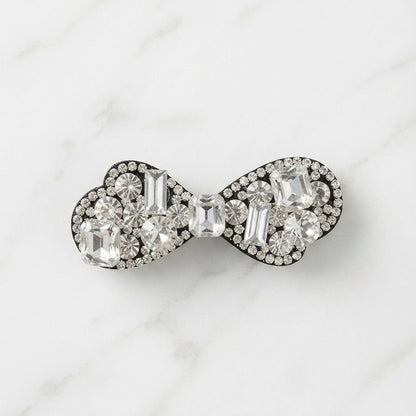 Studded Bow Alligator Clips (1 pair)