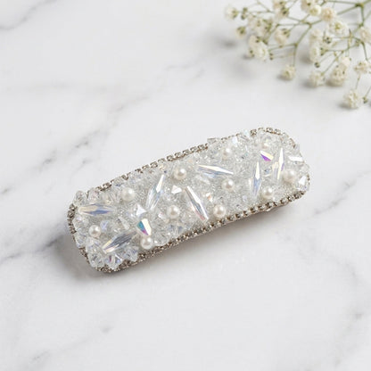 White Studded Tic Tac Pin
