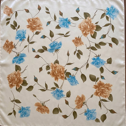 The Serene Floral Silk Wrap