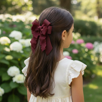 Organza Bow Clips (Pack of 3)