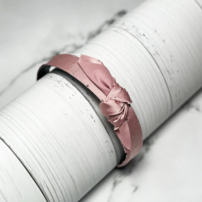 Knotted Satin Light Studded Hairbands for Kids and Teens