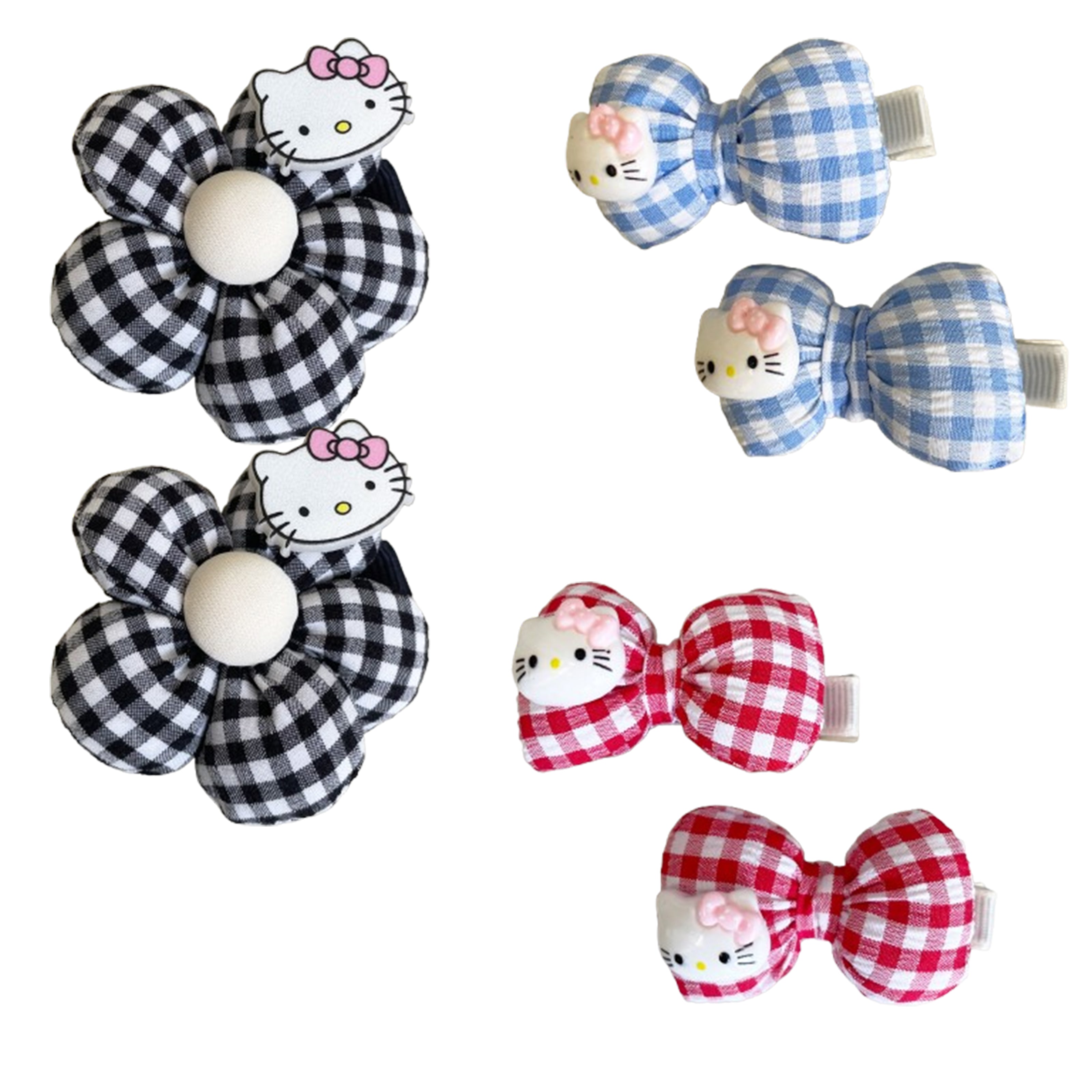 Kitty Hair Clips Pair (3 Pairs)