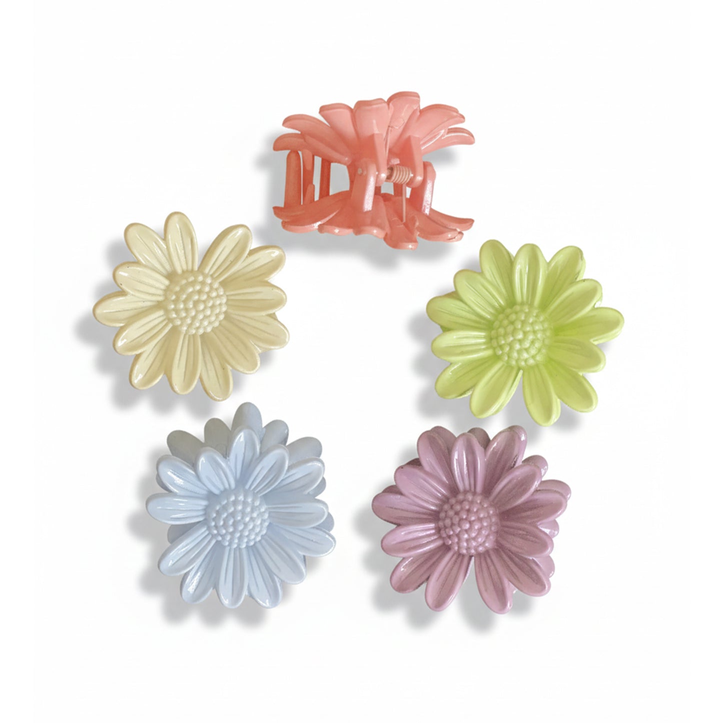 Pastel Floral Hair Clutches