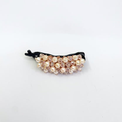 Crystal Embellished Hair Clip with Beads (Single)