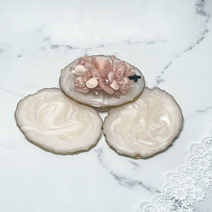 Crystal & Floral Embellished Hair Clips (Single)