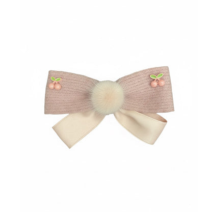 Trendy Bow with Pom Pom