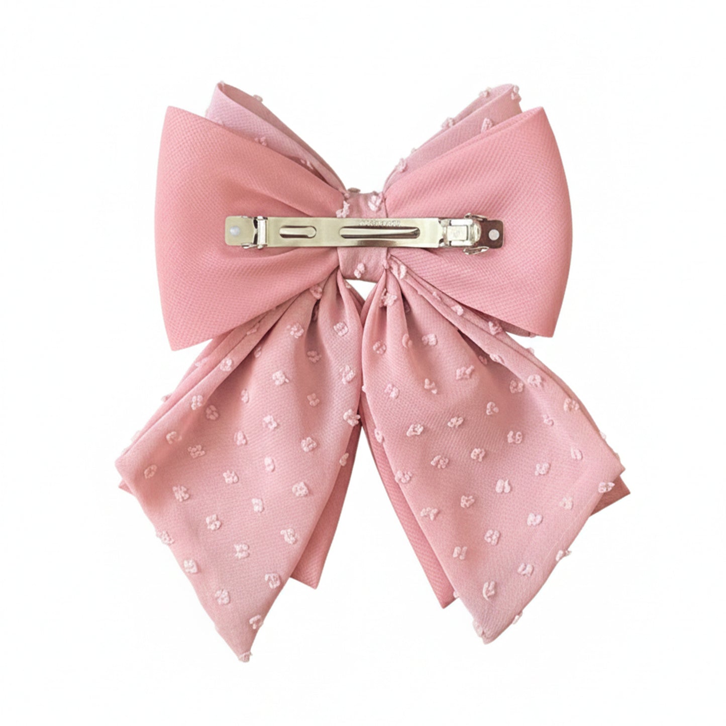 Multi Layered Georgette Bows (Pink)