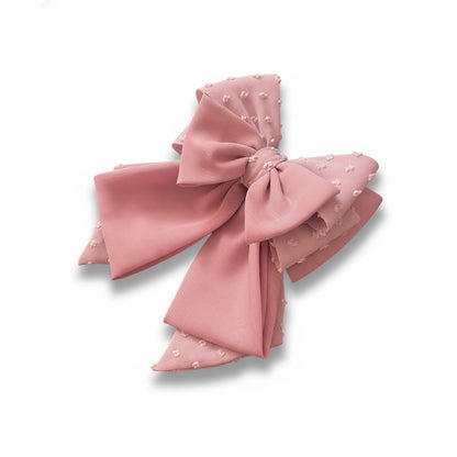 Multi Layered Georgette Bows (Pink)