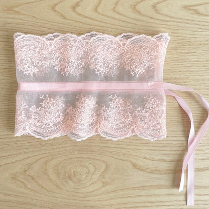 Frilly Hair Ties (Pink)