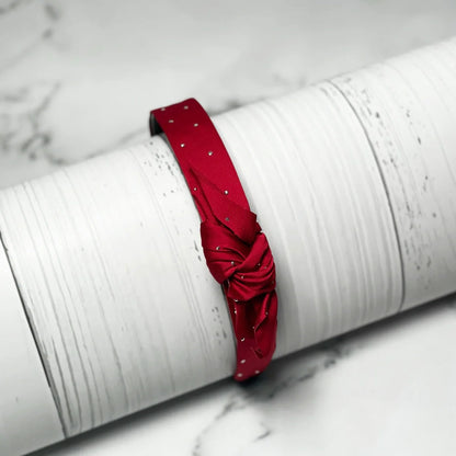 Knotted Satin Light Studded Hairbands for Kids and Teens