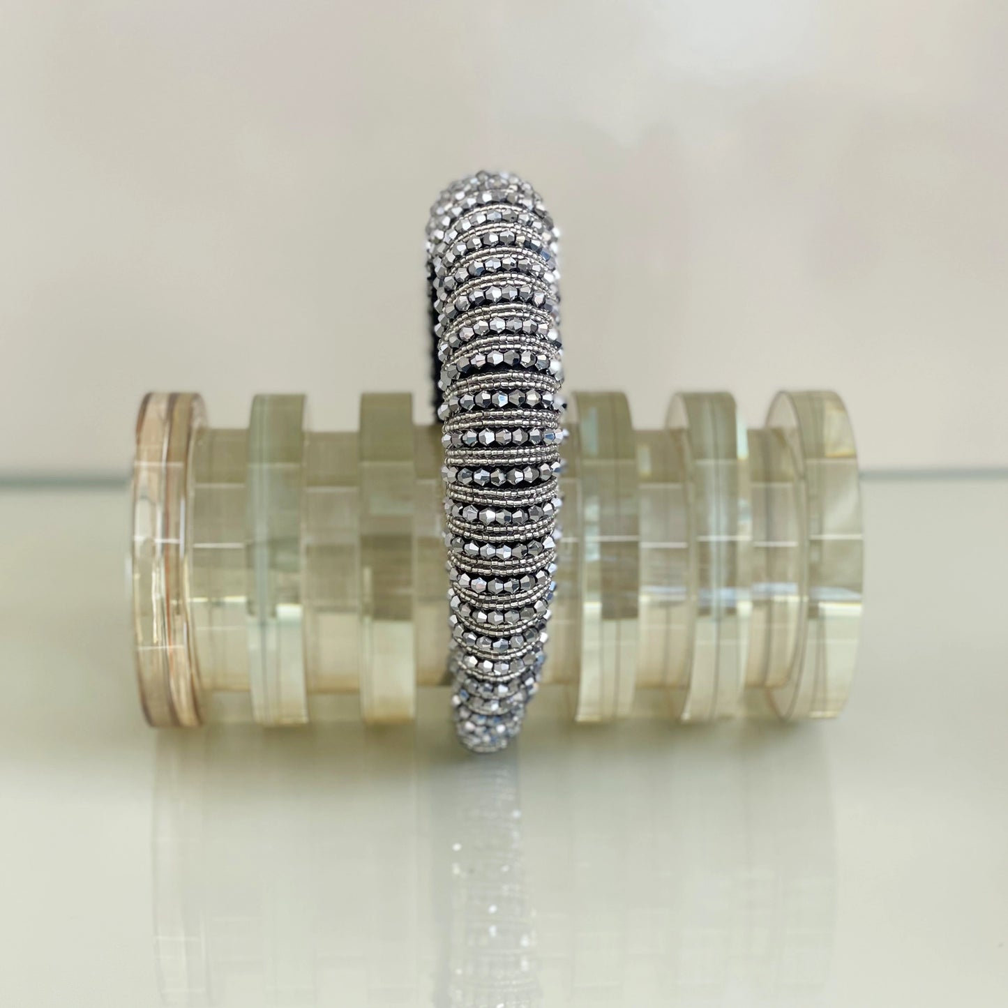 Studded Broad Crystal Stylish Headbands
