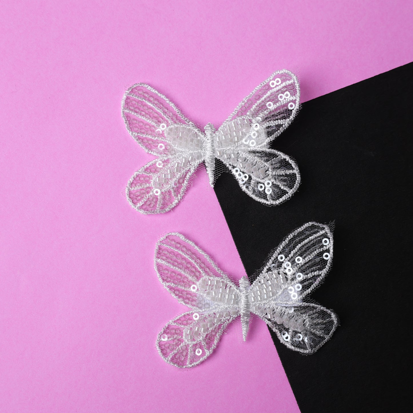 Embellished Butterfly Hair Pins (Pair)