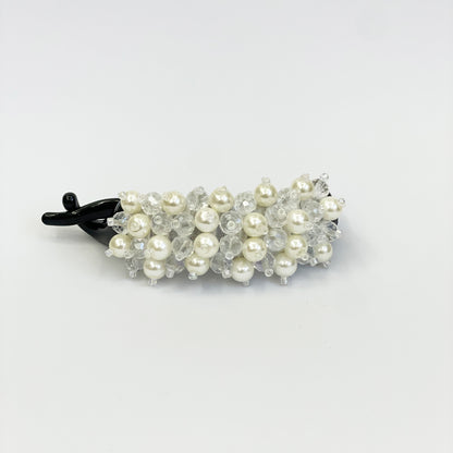 Crystal Embellished Hair Clip with Beads (Single)