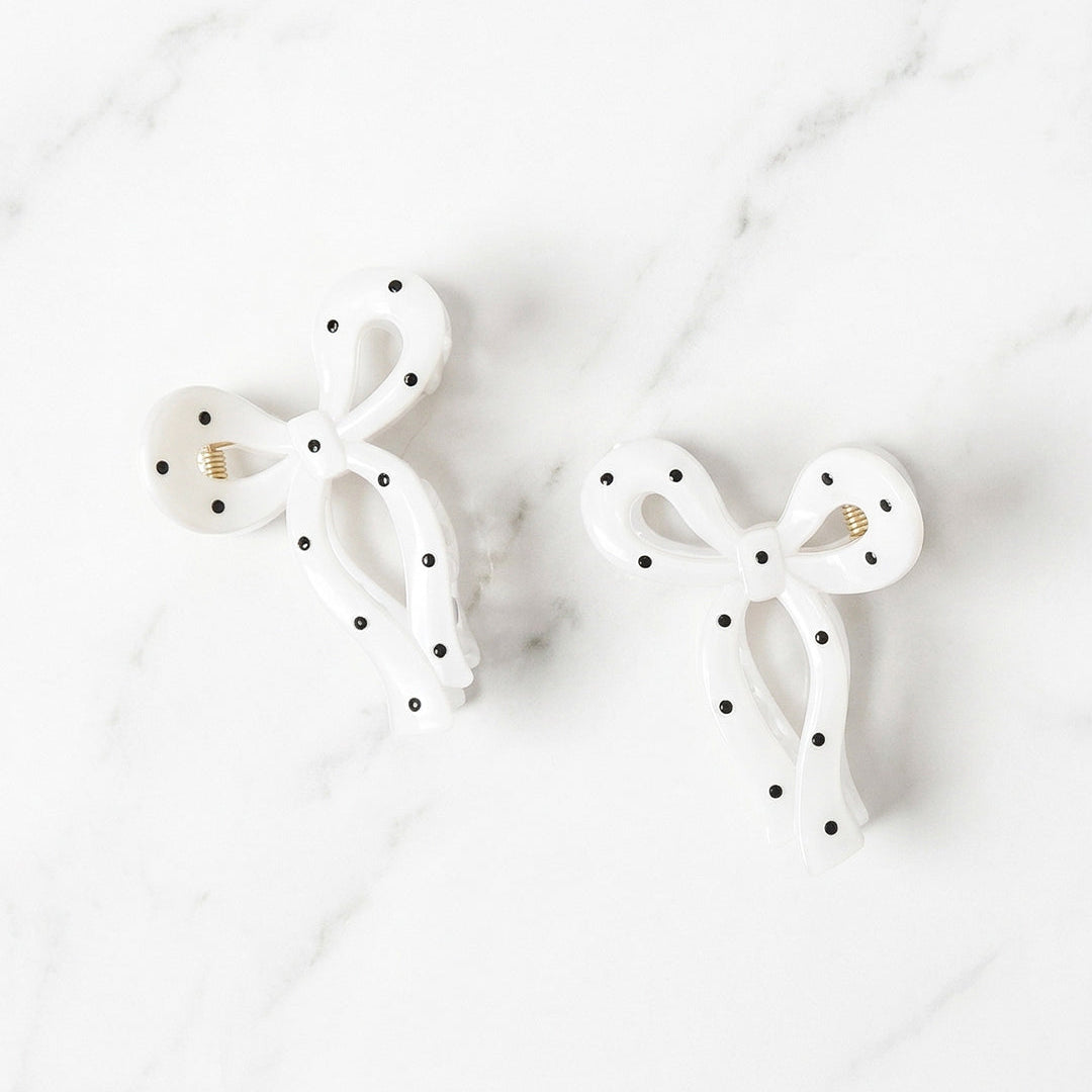 Bow Hair Claw Clips (Pack of 4)