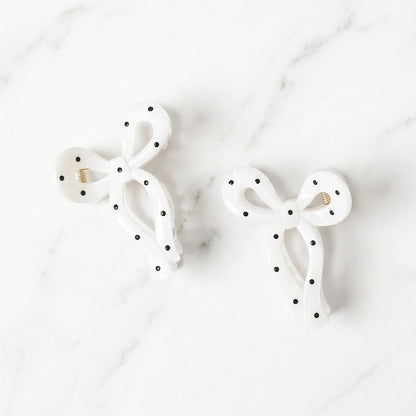 Bow Hair Claw Clips (Pack of 4)