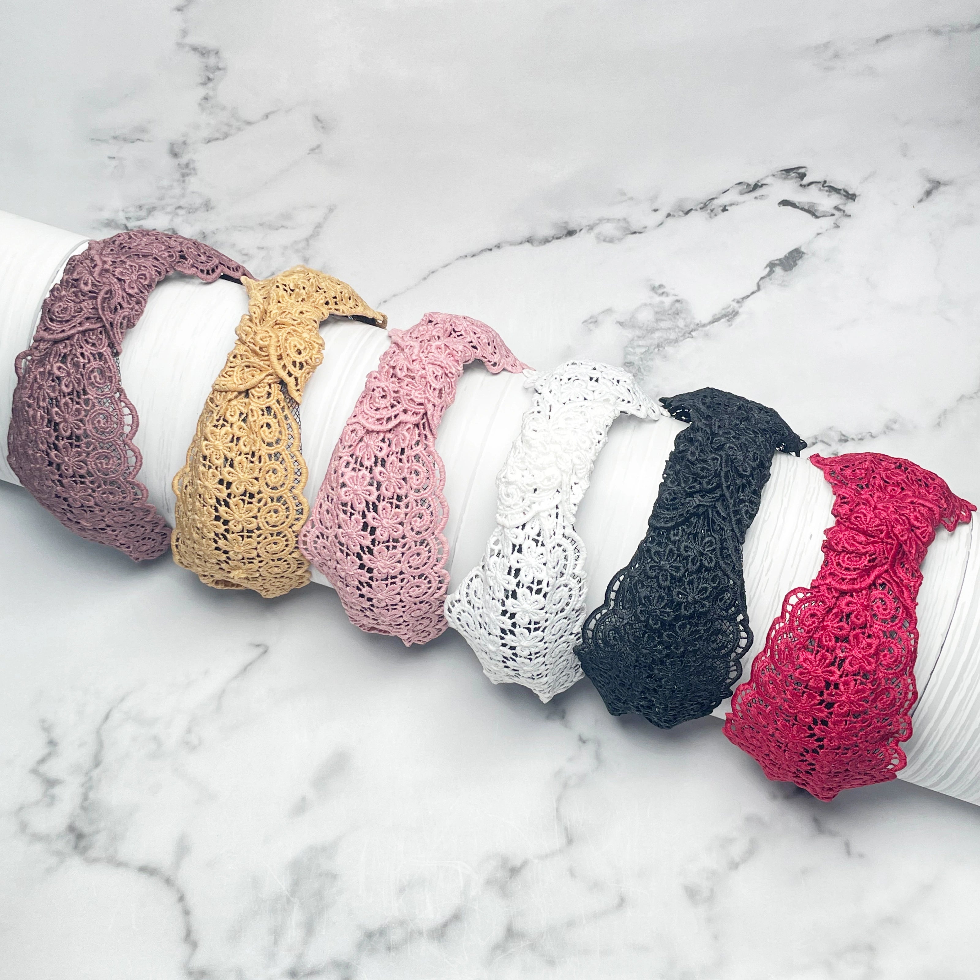 Broad Lacy Knotted New Headbands