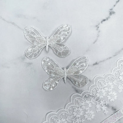 Elegant Butterfly Hair Pins with Bow