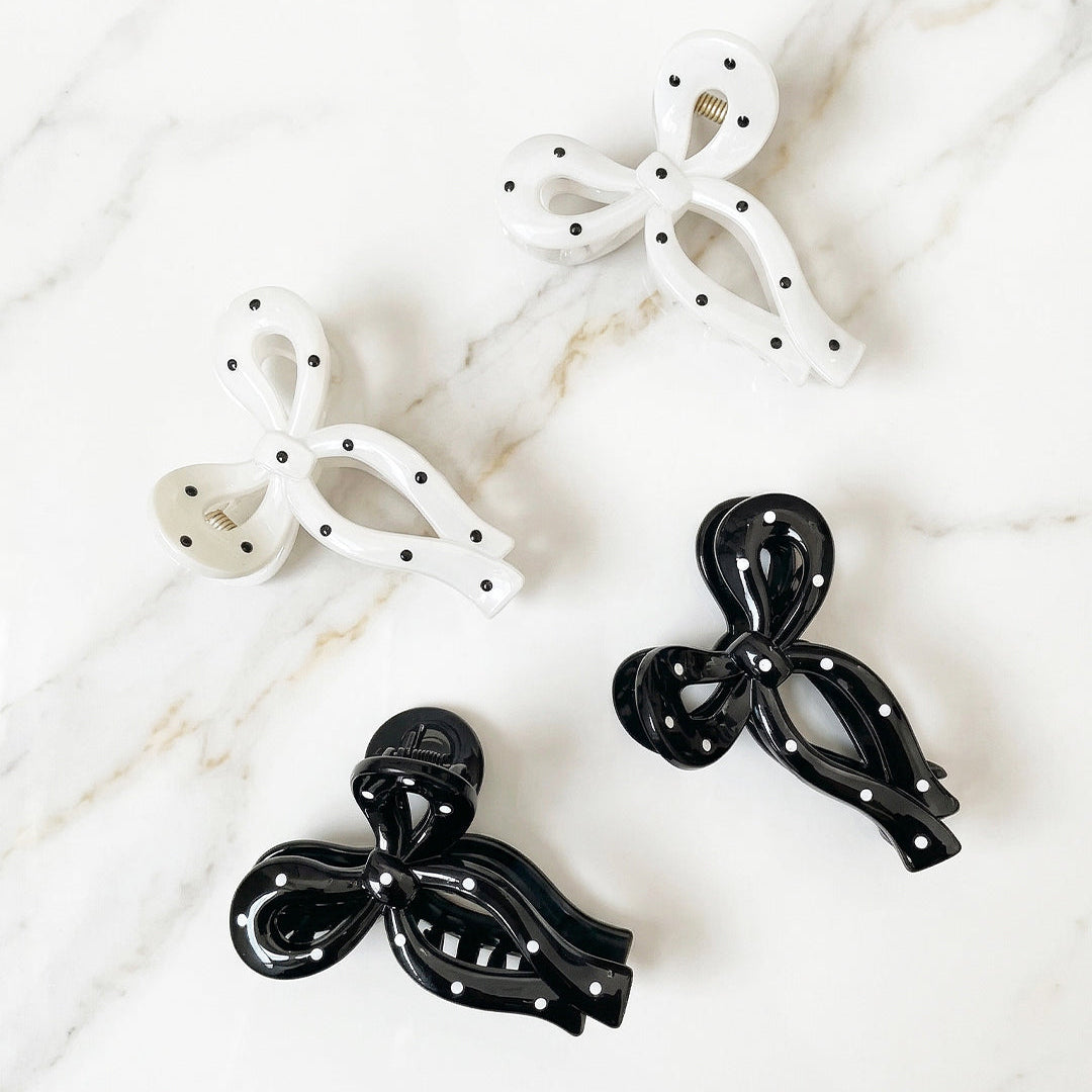 Bow Hair Claw Clips (Pack of 4)