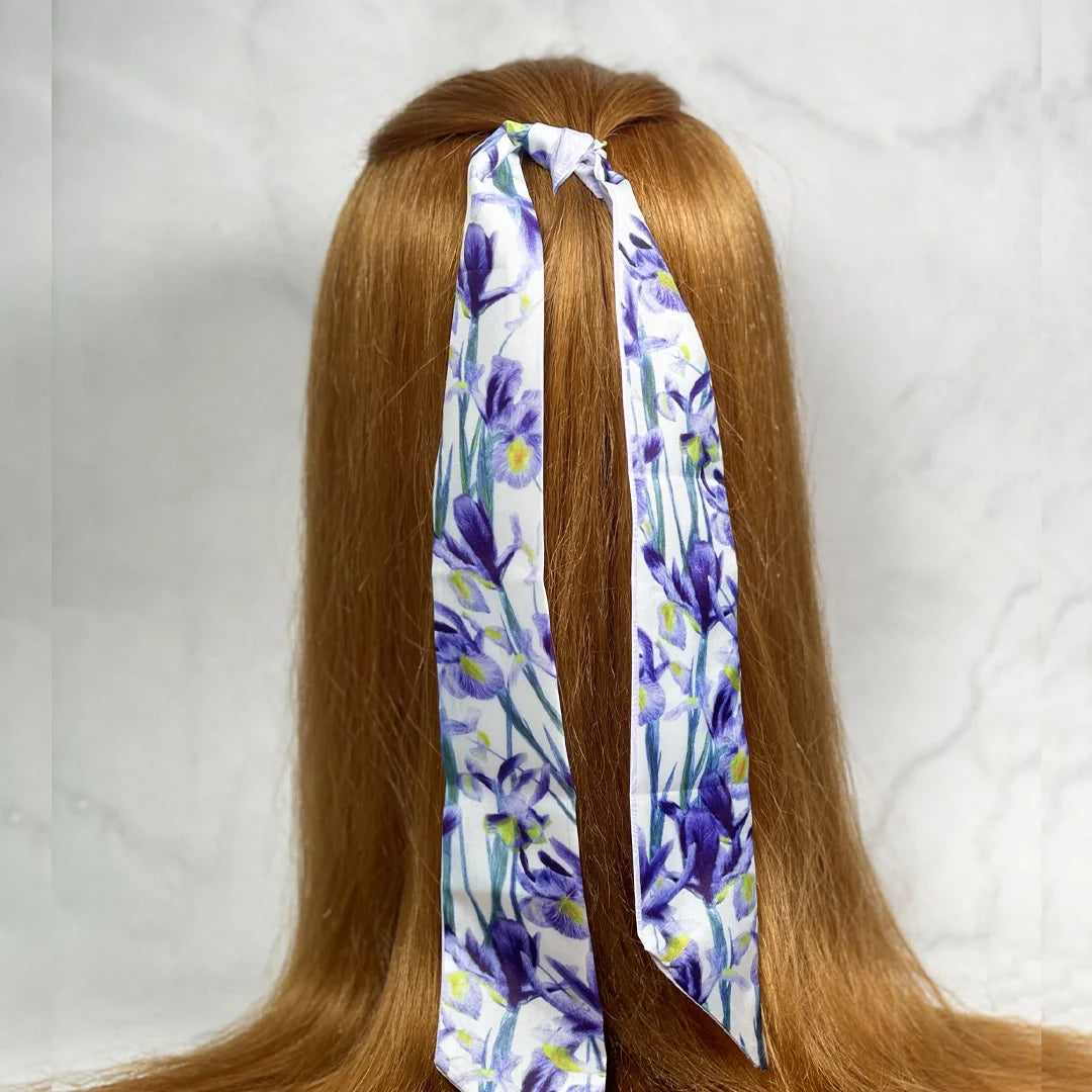 Printed Soft Tie Scarves and Hair Bands