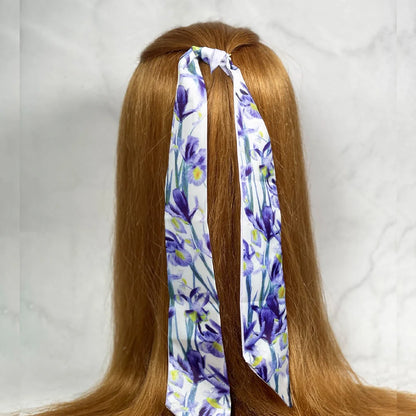 Printed Soft Tie Scarves and Hair Bands