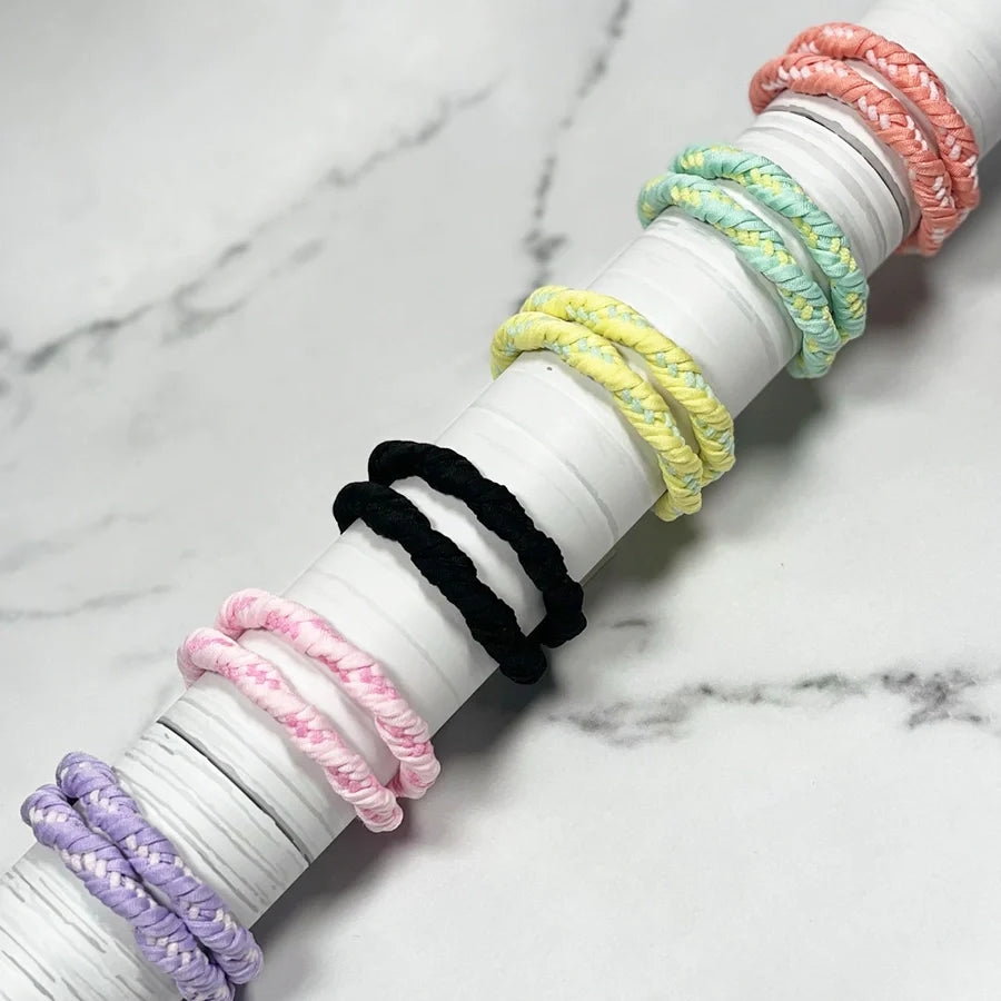 Thick Hair Ties (Assorted-Pack of 5 pcs)
