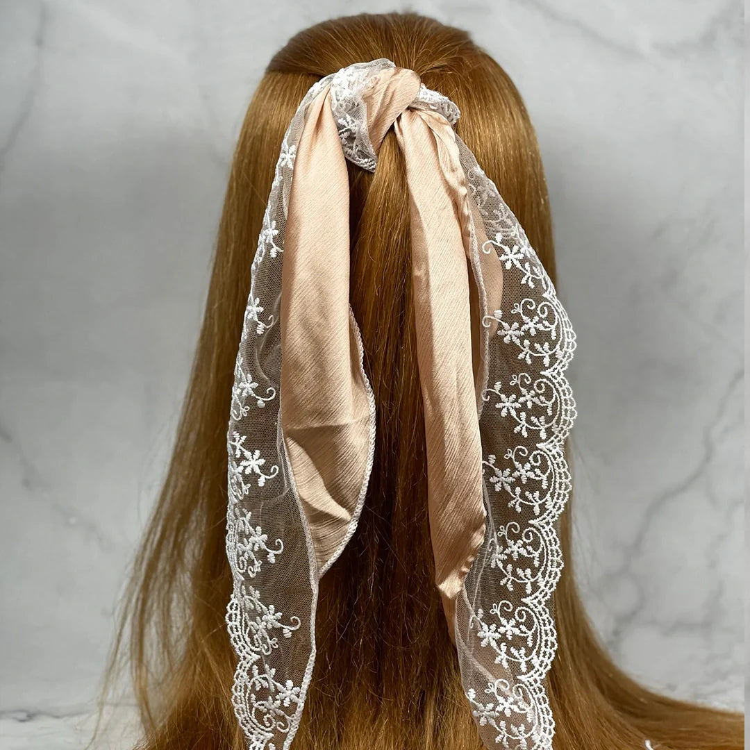 Lacy Synthetic Hair Scarf